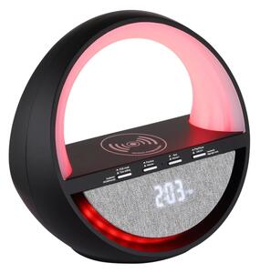 Globo 39907S -LED RGBW Dot презареждаема настолна лампа с високоговорител SOUNDRA LED/3,5W/5V 1800 mAh