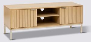 5five - телевизионен шкаф KUBI 120 x 40 см, кафяв