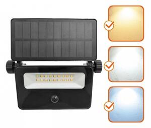 LED соларен прожектор със сензор NCS G2 LED/10W/3,7V 3000/4000/6500K IP54 1800 mAh