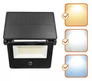 LED соларен прожектор със сензор NCS G2 LED/20W/3,7V 3000/4000/6500K IP54 2600 mAh
