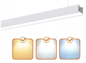LED таванно прикрепено висящо осветително тяло KOLINE LED/40W/230V 3000/4000/6500K 120 cm бяло