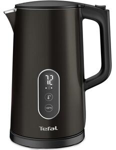 Електрическа кана Tefal KI831E10, 1800W, 1.7 л, 5 темп. нива, LED, Сензорно управление, 360°C основа, Двойни стени, Филтър против варовик, Черен
