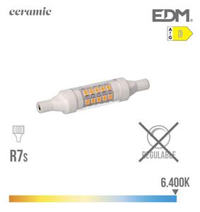 LED крушка EDM D 5,5 W R7s 600 lm (6400K)