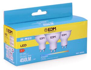 LED крушка EDM 5 W GU10 450 lm F (6400K)