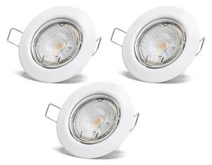 Aigostar - комплект 3x LED вградено осветително тяло 1xGU10/4,5W/230V 4000K бяло