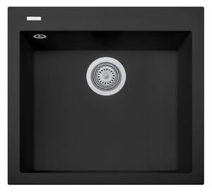 PLADOS КУХНЕНСКА МИВКА ONE 56-10 560X500 ЧЕРЕН МАТ