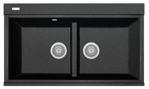 PLADOS КУХНЕНСКА МИВКА LUX 86-20 860X510 ЧЕРНА
