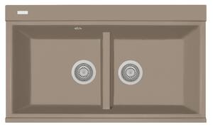 PLADOS КУХНЕНСКА МИВКА LUX 86-20 860X510 КАФЯВА