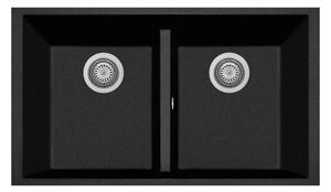 PLADOS КУХНЕНСКА МИВКА ONE 84-20 ST 838X559 ЧЕРНА