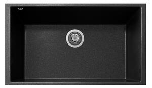 PLADOS КУХНЕНСКА МИВКА ONE 84-10 ST 838X480 ЧЕРНА