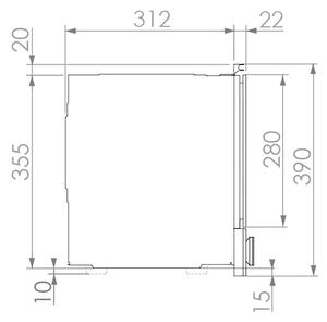 PANDO МИКРОВЪЛНОВА ФУРНА ЗА ВГР. PHM-950 39CM 22L