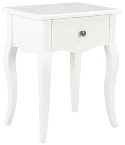 VidaXL 280005 Nightstand White 40x30x50 cm Solid Pine Wood