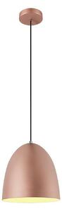 SLV висяща лампа Para Cone, Ø 30 cm медно/бяло, Затъмняване, Мед, Дневна/трапезария, Алуминий, Модерен