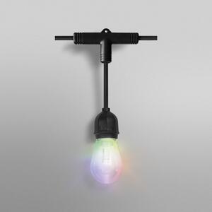 OSRAM SMART+ WiFi LED верига STRINGLIGHT, RGBW 12-flg., Затъмняване, Черен, Пластмаса, Модерен