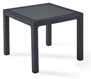 NOVUSSI ГРАДИНСКА МАСА+СТЪКЛО WOOD 90X90 АНТРАЦИТ
