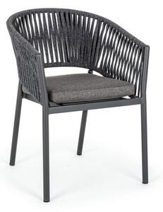 Градински стол FLORENCIA 57x60x80 cm. антрацит