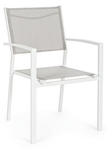 Градински стол HILDE 57x60x88 cm. бял