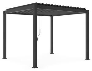 Пергола 3x3m GARDA 300x300x240 cm. антрацит