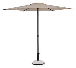 Градински чадър със свободно рамо SAMBA 270x220 cm. бежов/антрацит
