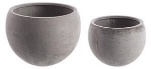 BIZZOTTO ДЕКОРАТИВНА САКСИЯ 2БР. CEMENT СИВА