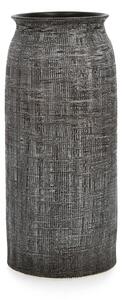 BIZZOTTO ДЕКОРАТИВНА ВАЗА PAPYRUS 17,7X40 Т СИВА