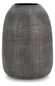 BIZZOTTO ДЕКОРАТИВНА ВАЗА PAPYRUS 18X25 ТЪМНО СИВА