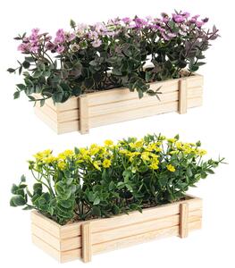 BIZZOTTO ИЗКУСТВЕНО ЦВЕТЕ В САКСИЯ DIANTHUS 22,5x8,5x14 cm