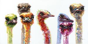 IMAGELAND АКРИЛНА КАРТИНА BIG OSTRICH FAMILIY