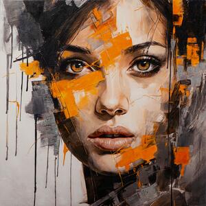 IMAGELAND АКРИЛНА КАРТИНА BROWN EYE GIRL