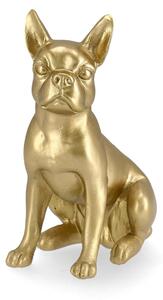 BIZZOTTO ДЕКО ФИГУРА PUPPY BOSTON TERRIER ЗЛАТО