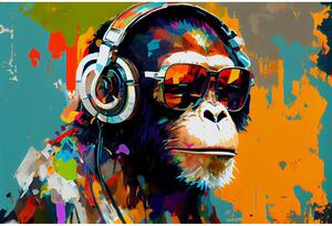 IMAGELAND КАРТИНА АКРИЛНО СТЪКЛО DJ CHIMPANZEE