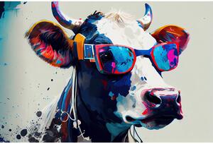 IMAGELAND КАРТИНА ВЪРХУ АКРИЛНО СТЪКЛО COOL COW