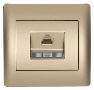 RHYME КОМПЮТЪРЕН КОНТАКТ RJ45 (CAT5E) ШАМПАНСКО М