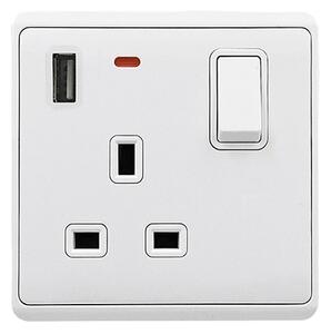 LONDON ЕД.КОНТАКТ С 1Р СВ.КЛЮЧ + USB БЯЛ
