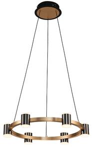 AXEL LED ПОЛИЛЕЙ 48W 3000K ЧЕРЕН/ЗЛАТО