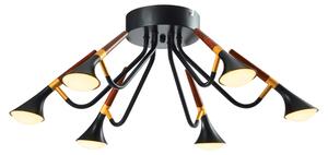 DUNCAN LED ПОЛИЛЕЙ 30W 3000K ЧЕРЕН МАТ/ДЪРВО
