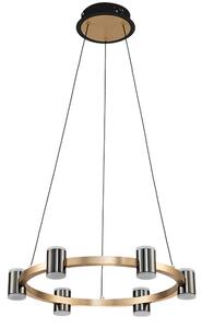 AXEL LED ПОЛИЛЕЙ 48W 3000K ЧЕРЕН/ЗЛАТО