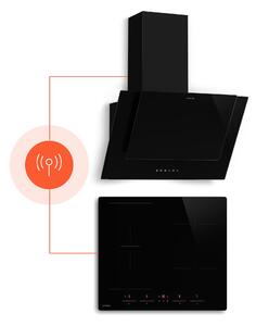 Klarstein Индукционен котлон HaloSync с абсорбатор | 4 зони за готвене | 8400 W | 632 м³/ч | 60 см