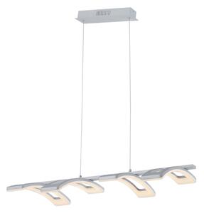MARCELLA LED ПОЛИЛЕЙ 42W 3000K СРЕБРИСТ
