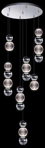 DIAMOND LED ПЕНДЕЛ 28W 3000K, ХРОМ