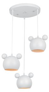 MICKEY ПЕНДЕЛ 3XE27 БЯЛ