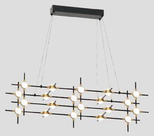 MODULAR LED ПЕНДЕЛ 48W 3000K, ЧЕРНО+ЗЛАТО