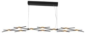 MODULAR LED ПЕНДЕЛ 24W 3000K, ЧЕРНО+ЗЛАТО