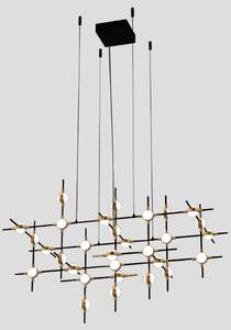 MODULAR LED ПЕНДЕЛ 72W 3000K, ЧЕРНО+ЗЛАТО