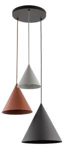 TK LIGHTING ПЕНДЕЛ CONO 6633 3XE27 МНОГОЦВЕТЕН