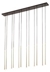 TK LIGHTING ПЕНДЕЛ PIANO 10119 12XG9 ЧЕРЕН/ЗЛАТО