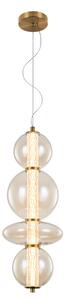 SPLENDOR LED ПЕНДЕЛ 18W 3000K, МЕСИНГ + КОНЯК