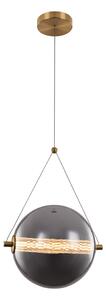 SPLENDOR LED ПЕНДЕЛ 9W 3000K, МЕСИНГ+ОПУШЕНО СИВО