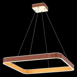 PRESTIGE LED ПЕНДЕЛ 73.6W 3000K КОЖА,КАФЯВ+ОРАНЖЕВ
