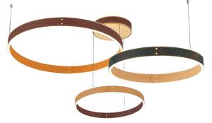 PRESTIGE LED ПЕНДЕЛ 148W 3000K КОЖА, МНОГОЦВЕТЕН